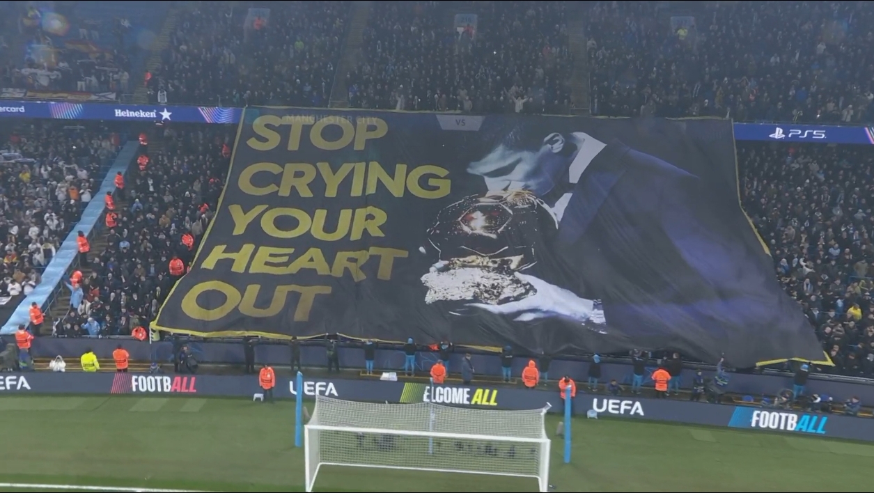 回旋镖？弗拉门戈引用曼城横幅：恭喜维尼修斯晋级，收起眼泪?