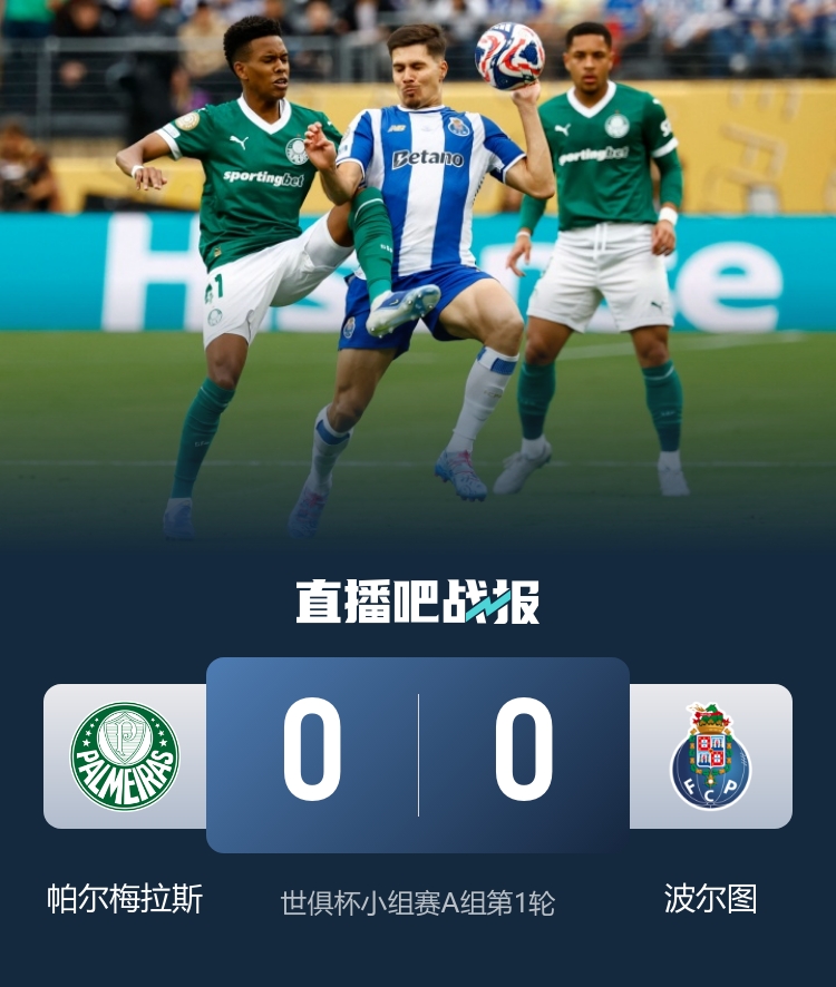 帕尔梅拉斯主帅：足球很奇妙，波尔图替补门将今天表现非常好